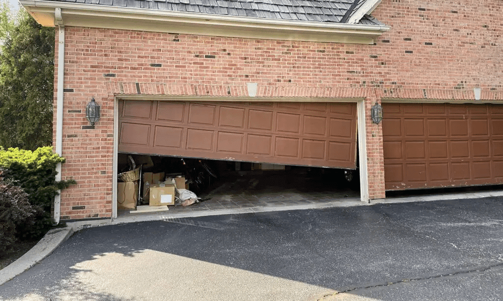 Off-Track garage door service in Aurora