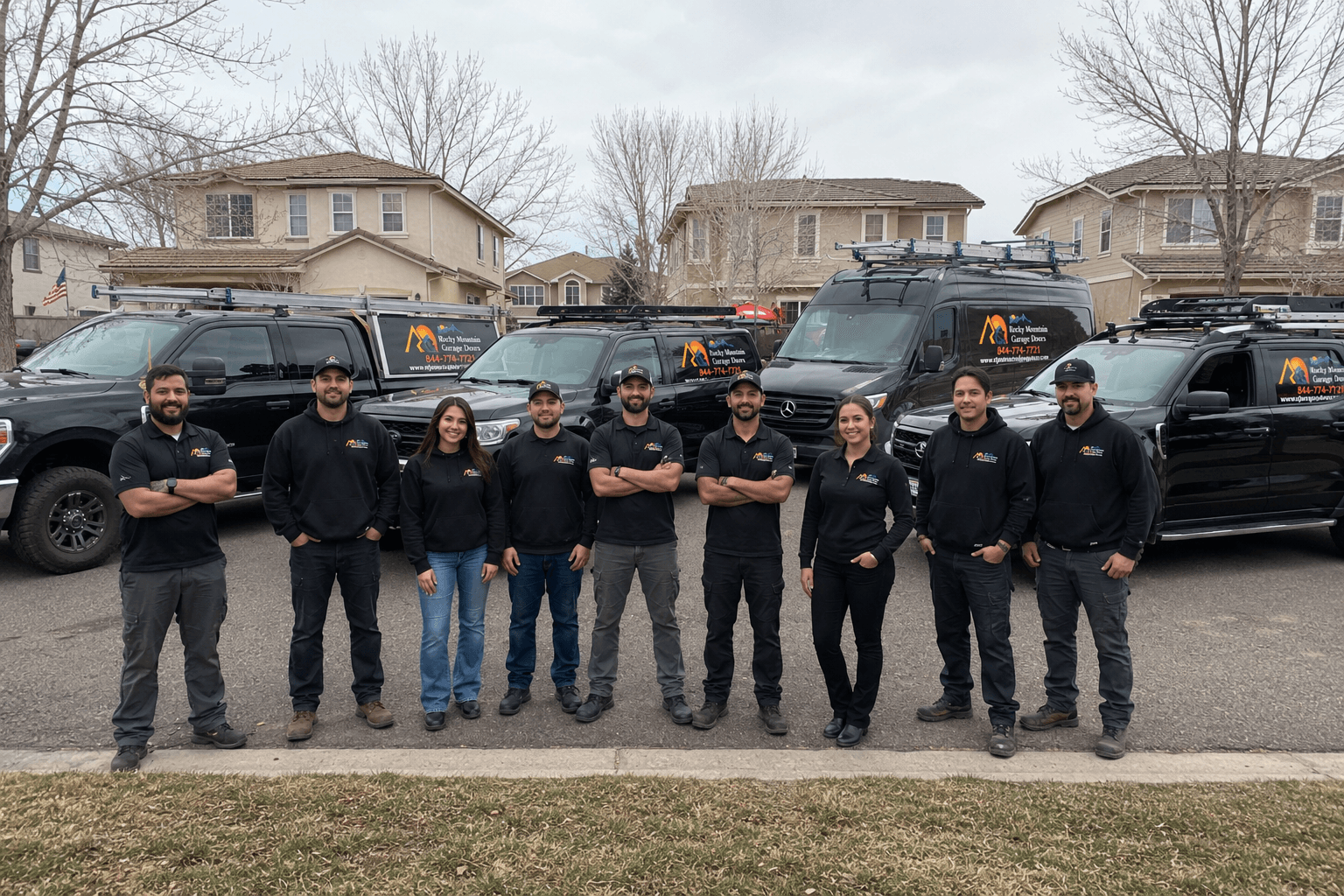 Emergency Garage Door Service crew in Littleton